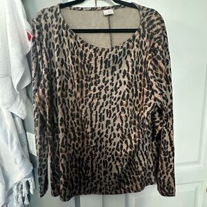Jibri Leopard Print Top